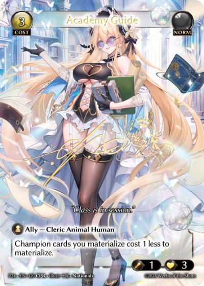 Academy Guide P24-EN-120-Normal-Collector Promo Rare (CPR) - Promotional 2024 - Grand Archive Card