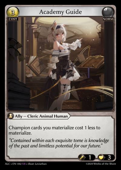 Academy Guide ALC-EN-042-Normal-Super Rare (SR) - Alchemical Revolution - Grand Archive Card