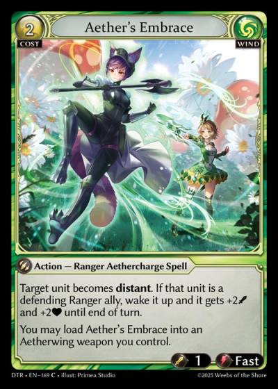 Aether's Embrace DTR-EN-169-Normal-Common (C) - Distorted Reflections - Grand Archive Card