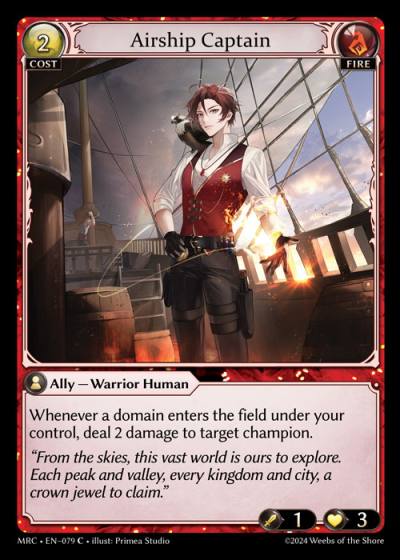 Airship Captain MRC-EN-079-Normal-Common (C) - Mercurial Heart - Grand Archive Card