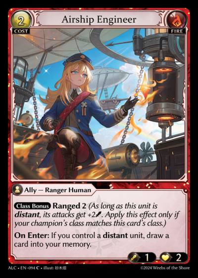 Airship Engineer ALC-EN-094-Normal-Common (C) - Alchemical Revolution - Grand Archive Card