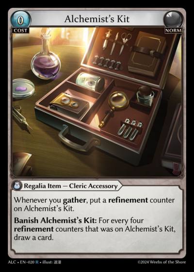 Alchemist's Kit ALC-EN-020-Normal-Rare (R) - Alchemical Revolution - Grand Archive Card