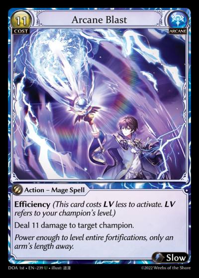 Arcane Blast DOA 1st-EN-239-Foil-Uncommon (U) - Dawn of Ashes First Edition - Grand Archive Card