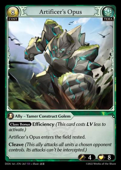 Artificer's Opus DOA 1st-EN-267-Normal-Super Rare (SR) - Dawn of Ashes First Edition - Grand Archive Card