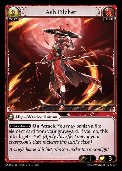 Ash Filcher AMB-EN-095-Normal-Uncommon (U) - Mortal Ambition - Grand Archive Card