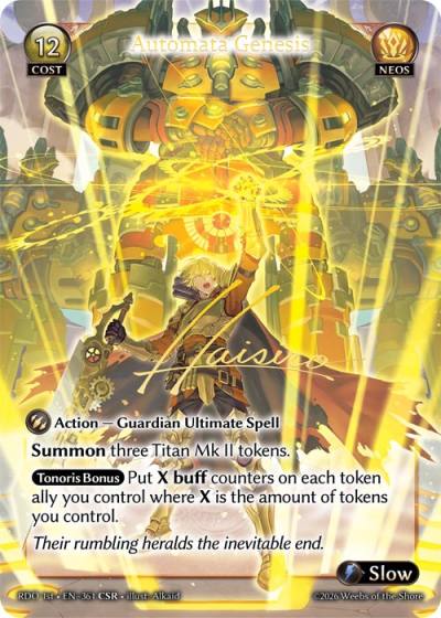 Automata Genesis RDO 1st-EN-361-Foil-Common (C) - Radiant Origins First Edition - Grand Archive Card