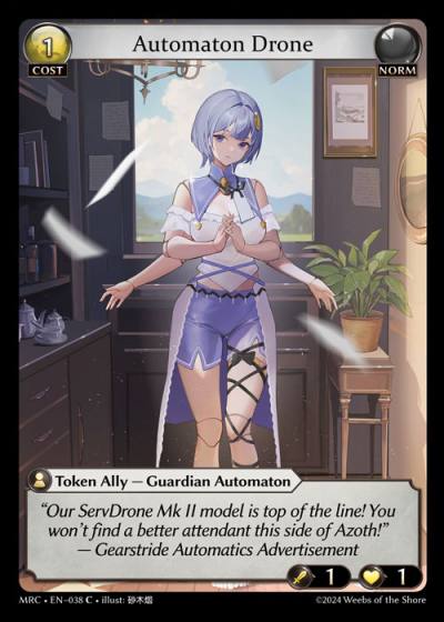 Automaton Drone MRC-EN-038-Normal-Common (C) - Mercurial Heart - Grand Archive Card