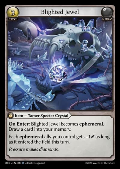 Blighted Jewel DTR-EN-047-Foil-Rare (R) - Distorted Reflections - Grand Archive Card
