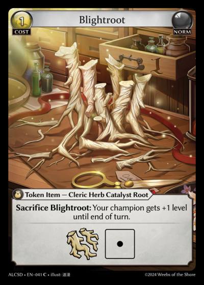 Blightroot ALCSD-EN-041-Normal-Common (C) - Alchemical Revolution Starter Decks - Grand Archive Card