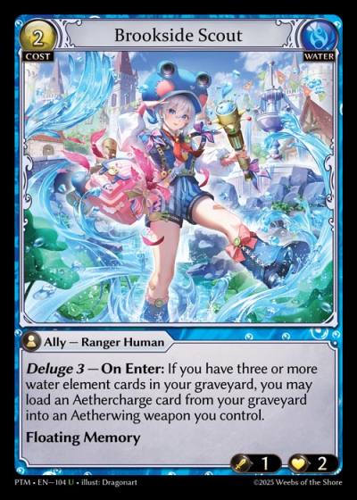 Brookside Scout PTM-EN-104-Foil-Uncommon (U) - Phantom Monarchs - Grand Archive Card