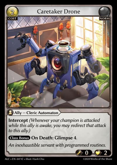 Caretaker Drone ALC-EN-047-Foil-Common (C) - Alchemical Revolution - Grand Archive Card