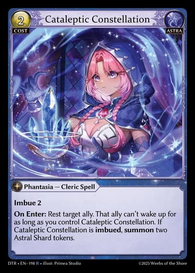 Cataleptic Constellation DTR-EN-198-Foil-Rare (R) - Distorted Reflections - Grand Archive Card