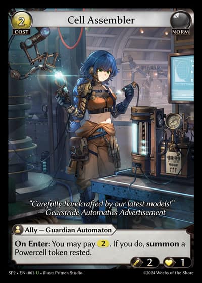 Cell Assembler SP2-EN-003-Foil-Uncommon (U) - Supporter Pack 2 - Grand Archive Card
