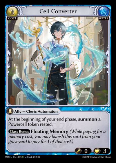 Cell Converter MRC-EN-105-Foil-Uncommon (U) - Mercurial Heart - Grand Archive Card
