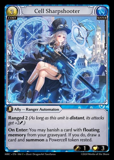 Cell Sharpshooter MRC-EN-106-Foil-Uncommon (U) - Mercurial Heart - Grand Archive Card