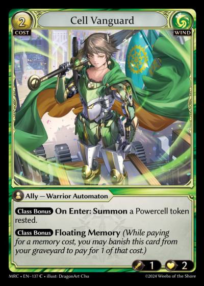 Cell Vanguard MRC-EN-137-Foil-Common (C) - Mercurial Heart - Grand Archive Card