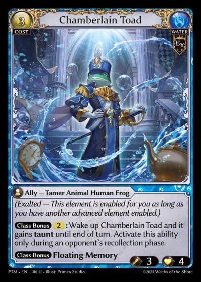 Chamberlain Toad PTM-EN-106-Foil-Uncommon (U) - Phantom Monarchs - Grand Archive Card