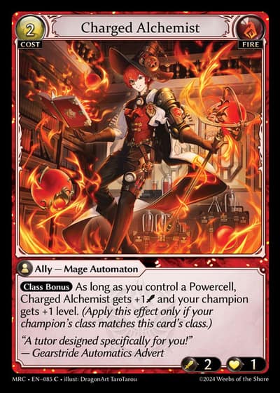 Charged Alchemist MRC-EN-085-Foil-Common (C) - Mercurial Heart - Grand Archive Card