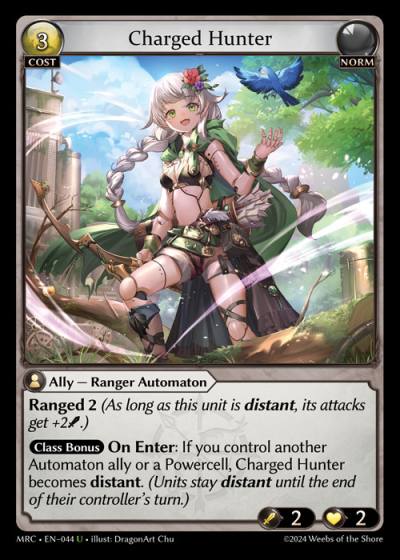 Charged Hunter MRC-EN-044-Foil-Uncommon (U) - Mercurial Heart - Grand Archive Card