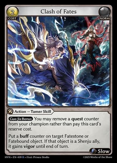 Clash of Fates HVN-EN-039-Foil-Rare (R) - Abyssal Heaven - Grand Archive Card