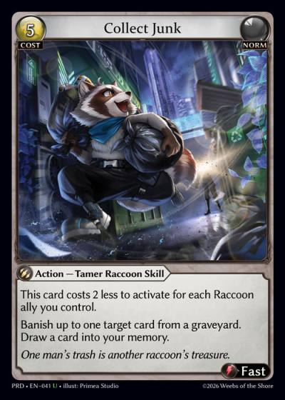 Collect Junk PRD-EN-041-Foil-Uncommon (U) - .asphodel/paradise - Grand Archive Card