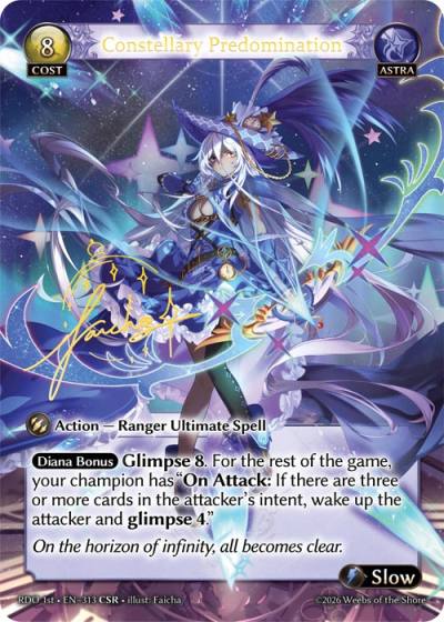 Constellary Predomination RDO 1st-EN-313-Foil-Common (C) - Radiant Origins First Edition - Grand Archive Card