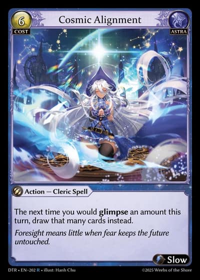 Cosmic Alignment DTR-EN-202-Foil-Rare (R) - Distorted Reflections - Grand Archive Card