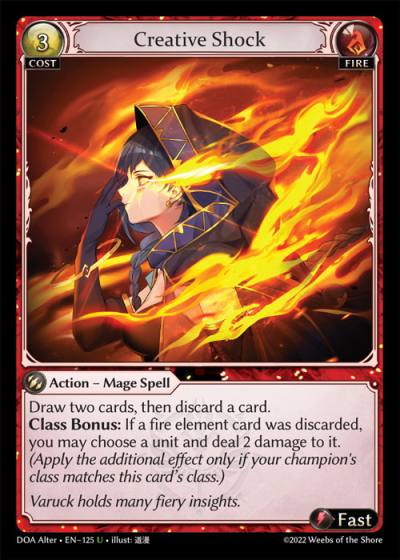 Creative Shock DOA Alter-EN-125-Normal-Uncommon (U) - Dawn of Ashes Alter Edition - Grand Archive Card