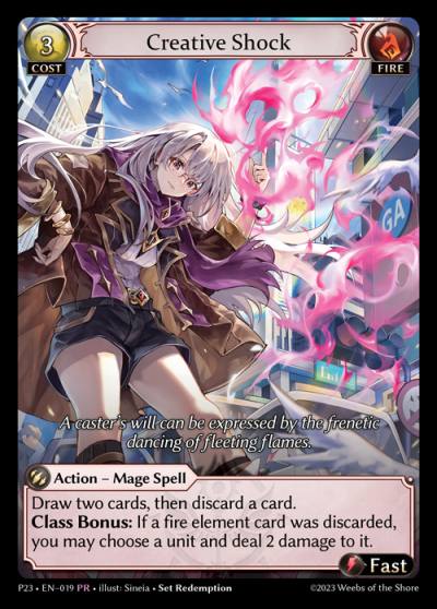 Creative Shock P23-EN-019-Normal-Promotional Rare (PR) - Promotional 2023 - Grand Archive Card