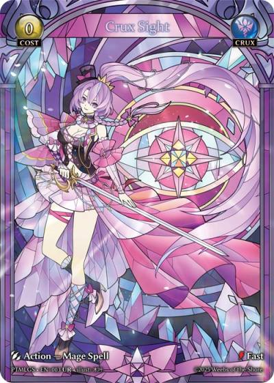 Crux Sight PTMLGS-EN-003-Foil-Ultra Rare (UR) - Phantom Monarchs: Looking Glass Sights - Grand Archive Card
