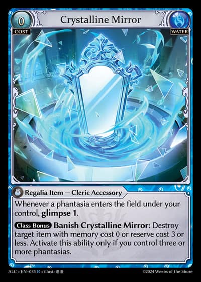 Crystalline Mirror ALC-EN-035-Foil-Rare (R) - Alchemical Revolution - Grand Archive Card