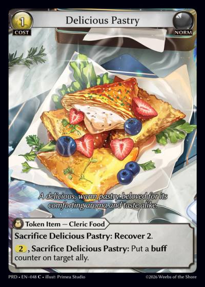 Delicious Pastry PRD-EN-048-Foil-Common (C) - .asphodel/paradise - Grand Archive Card