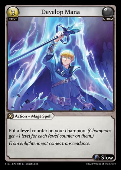 Develop Mana FTC-EN-031-Foil-Common (C) - Fractured Crown - Grand Archive Card