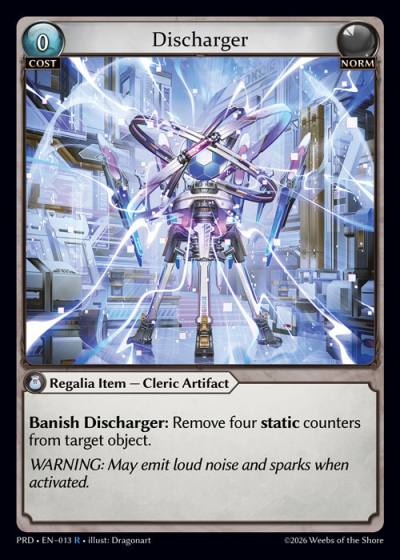 Discharger PRD-EN-013-Foil-Rare (R) - .asphodel/paradise - Grand Archive Card
