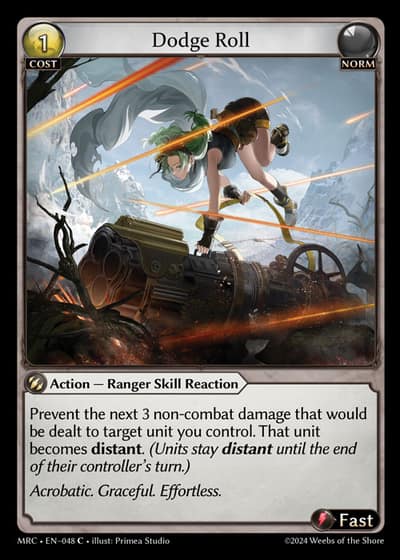 Dodge Roll MRC-EN-048-Foil-Common (C) - Mercurial Heart - Grand Archive Card