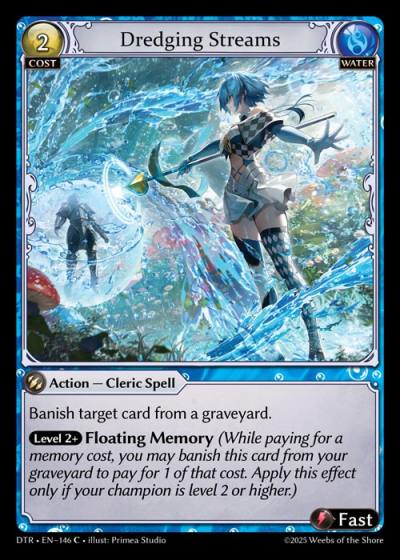 Dredging Streams DTR-EN-146-Normal-Common (C) - Distorted Reflections - Grand Archive Card