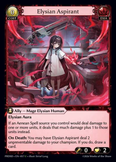 Elysian Aspirant PRDSD-EN-057-Foil-Uncommon (U) - .asphodel/paradise Starter Decks - Grand Archive Card