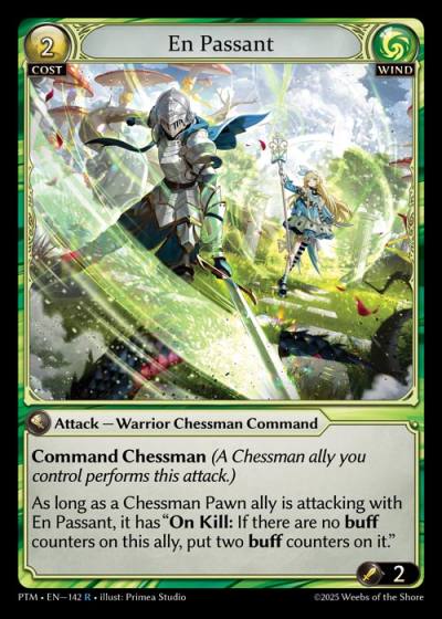 En Passant PTM-EN-142-Foil-Rare (R) - Phantom Monarchs - Grand Archive Card