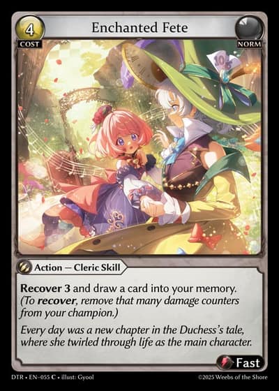 Enchanted Fete DTR-EN-055-Foil-Common (C) - Distorted Reflections - Grand Archive Card