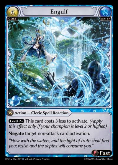 Engulf RDO-EN-217-Foil-Rare (R) - Radiant Origins - Grand Archive Card