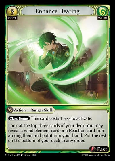 Enhance Hearing ALC-EN-159-Foil-Common (C) - Alchemical Revolution - Grand Archive Card