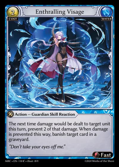 Enthralling Visage MRC-EN-110-Foil-Common (C) - Mercurial Heart - Grand Archive Card