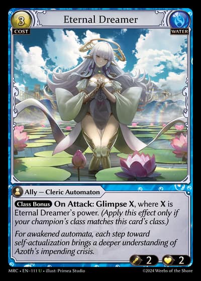 Eternal Dreamer MRC-EN-111-Foil-Uncommon (U) - Mercurial Heart - Grand Archive Card