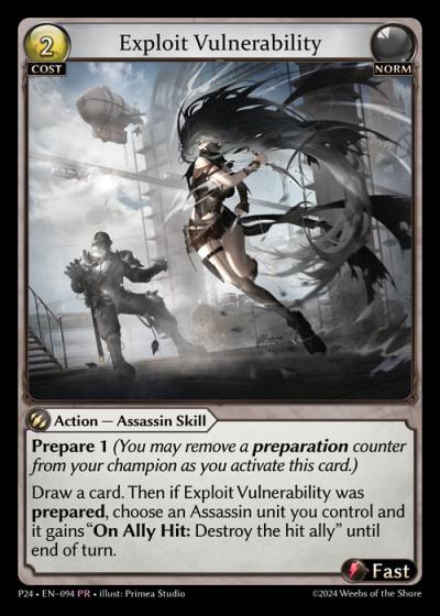 Exploit Vulnerability P24-EN-094-Foil-Promotional Rare (PR) - Promotional 2024 - Grand Archive Card