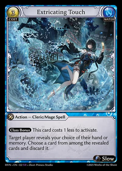 Extricating Touch HVN-EN-122-Foil-Super Rare (SR) - Abyssal Heaven - Grand Archive Card