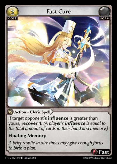Fast Cure FTC-EN-032-Foil-Common (C) - Fractured Crown - Grand Archive Card