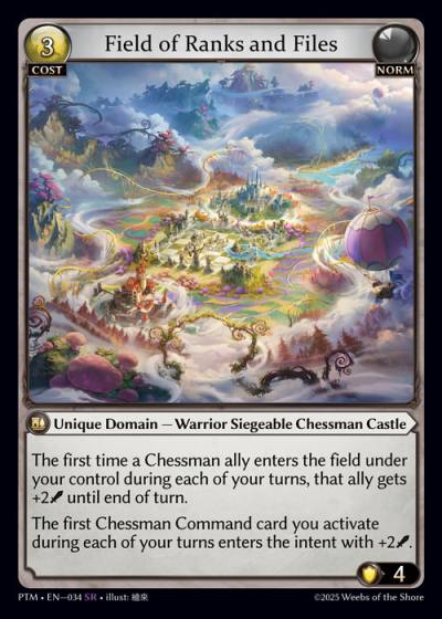 Field of Ranks and Files PTM-EN-034-Foil-Super Rare (SR) - Phantom Monarchs - Grand Archive Card