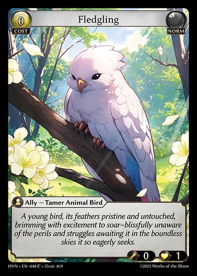 Fledgling HVN-EN-048-Foil-Common (C) - Abyssal Heaven - Grand Archive Card