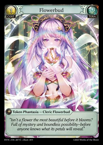 Flowerbud HVN-EN-207-Normal-Common (C) - Abyssal Heaven - Grand Archive Card