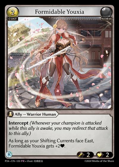 Formidable Youxia P24-EN-133-Foil-Promotional Rare (PR) - Promotional 2024 - Grand Archive Card